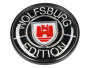 Wolfsburg Edition Emblem mit Grundplatte Golf 2