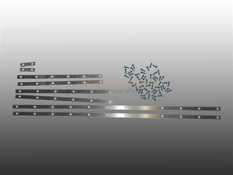 Schienen für Verdeckgummi Käfer Cabrio Bj 8/64-7/71