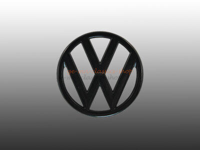 &quot; VW &quot; Emblem schwarz vorne f&uuml;r VW Bus T3...