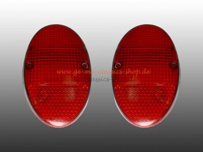 R&uuml;cklichtglas Paar Rot K&auml;fer 61-67...