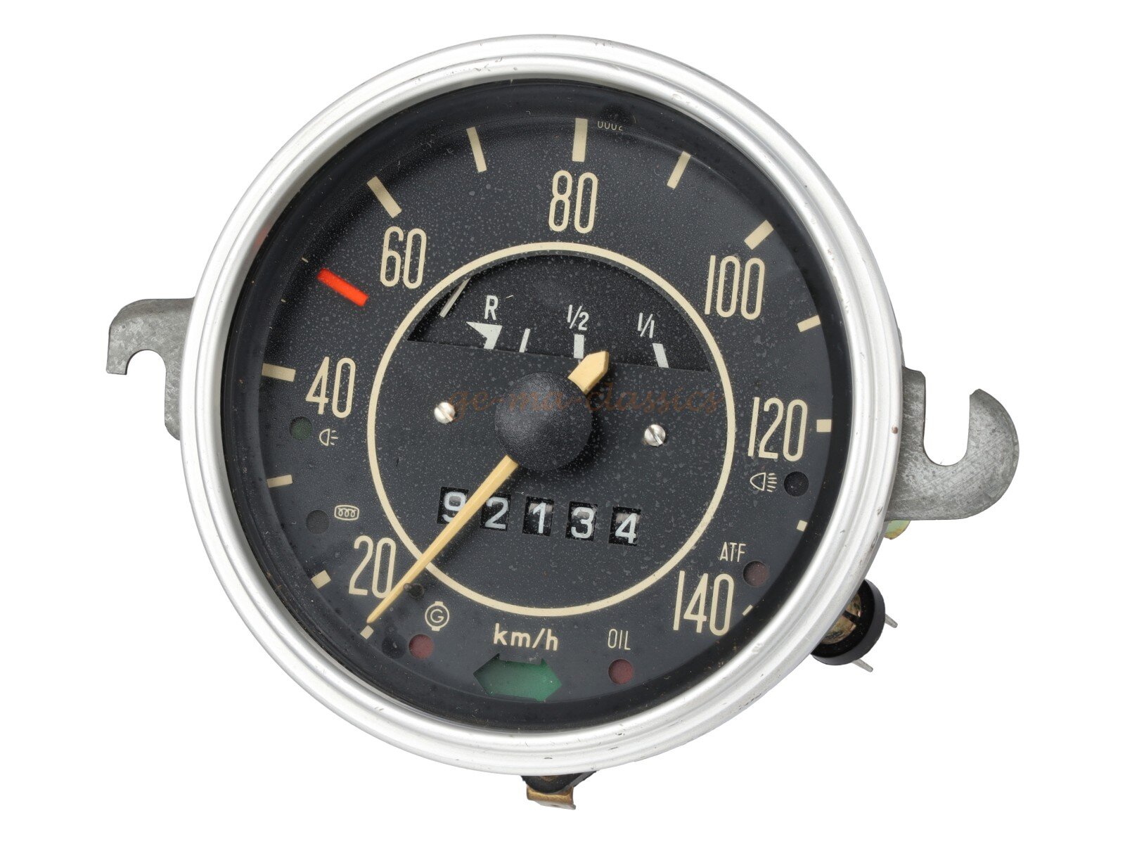 Tachometer VW Käfer ab 8/68 bis 7/71 mit Tankuhr, ATF, Heckscheibenheizung gebraucht