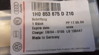 VW Golf 3 Vento SDI Emblem Schriftzug hinten Original NOS