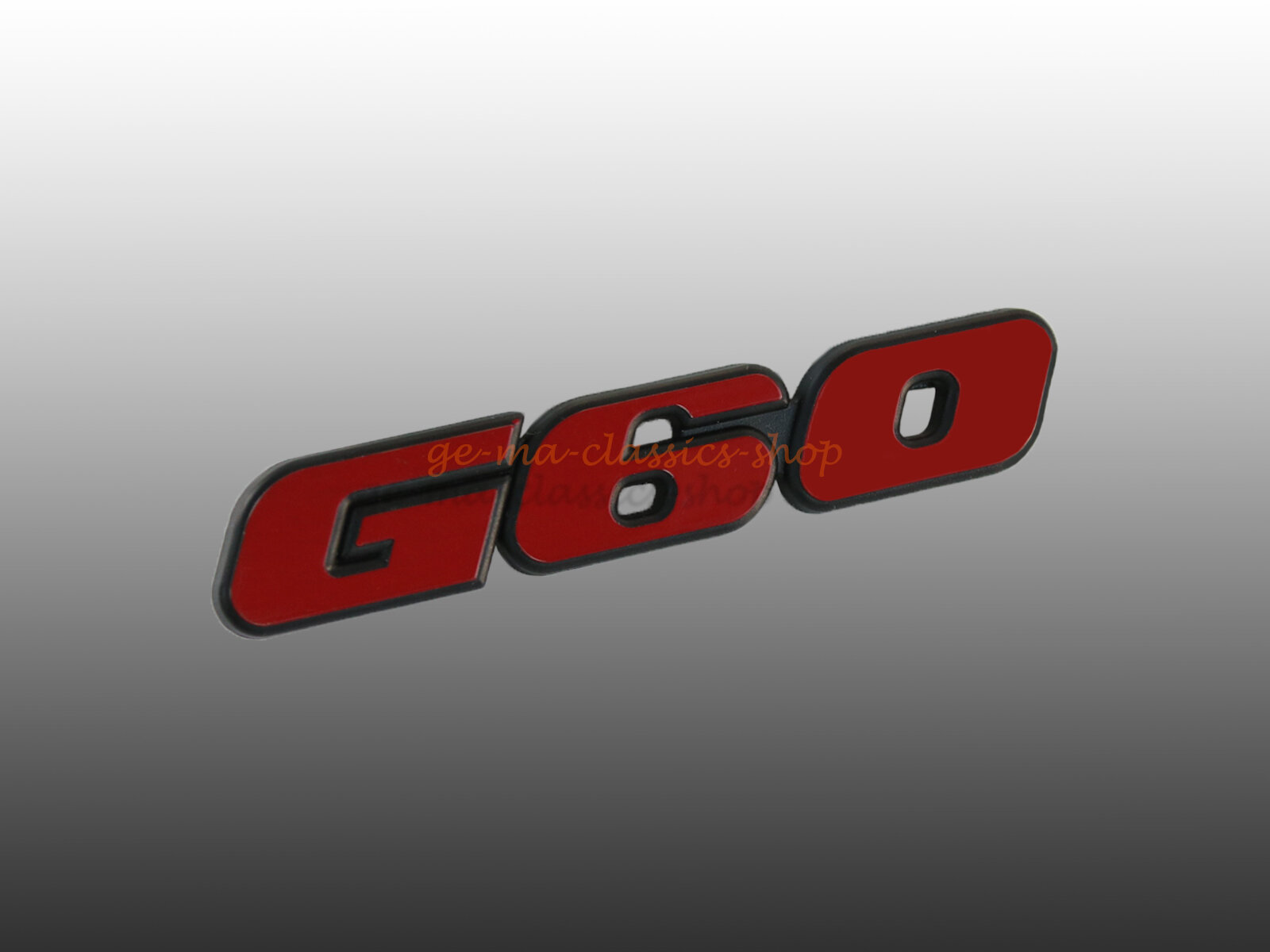 Emblem Schriftzug "G60" für VW Golf 2 Passat Corrado hinten