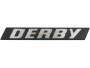 "DERBY" Schriftzug für VW Derby 1 BJ 77-81 schwarz/silber hinten