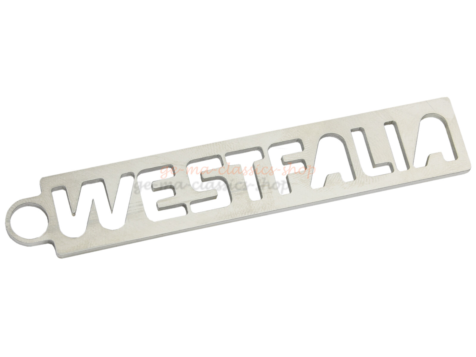 Schlüsselanhänger Westfalia Edelstahl 9 x 1,6cm