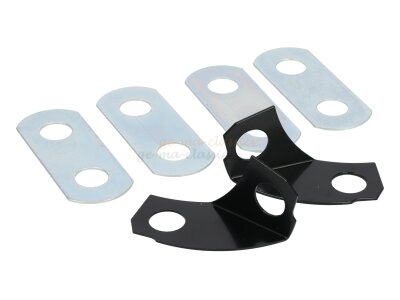 Halter Set für Bremsleitungen Hinterachse für VW Bus T1 & Typ181