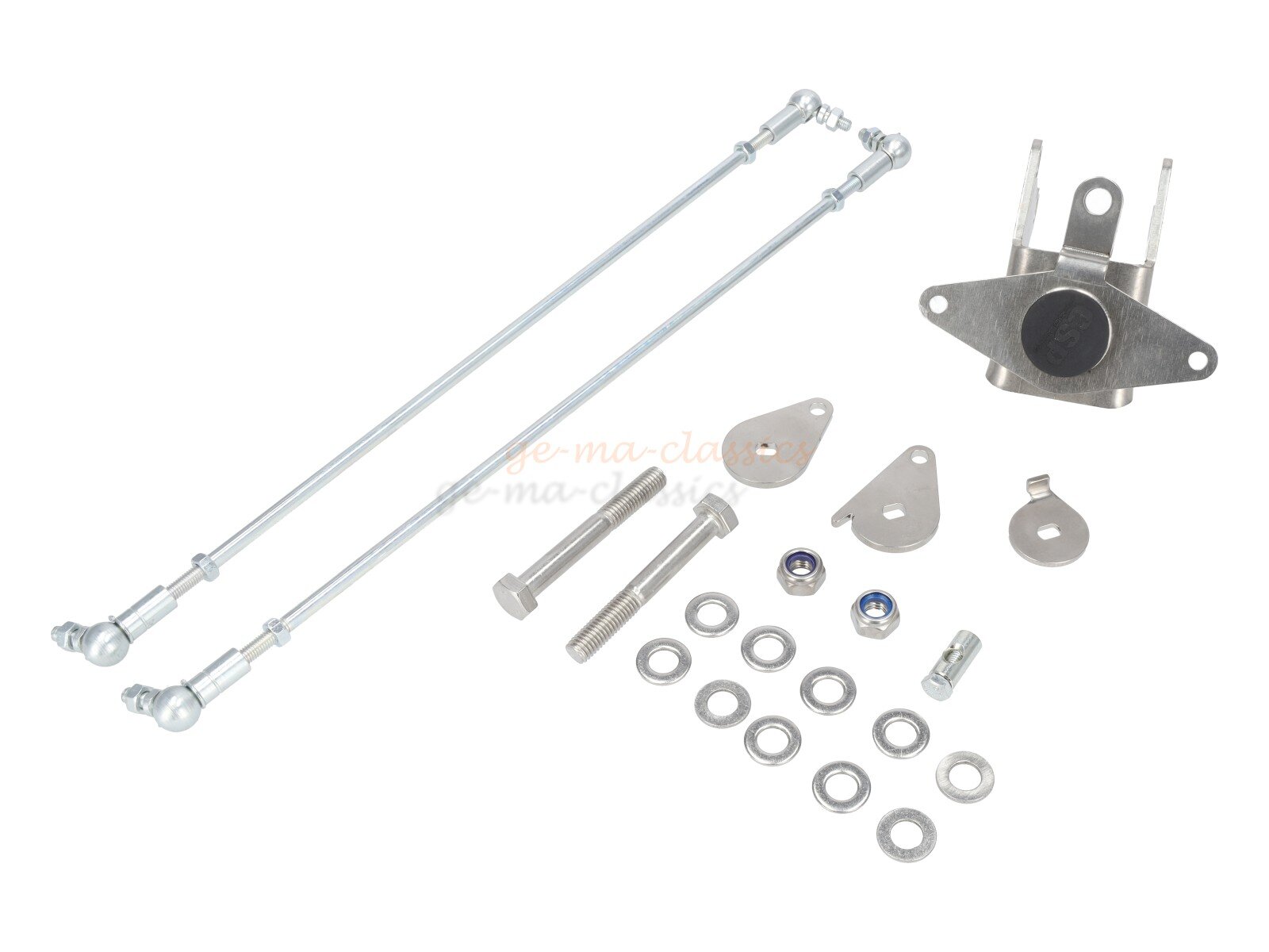 Drehgasgestänge Typ4 Motor mit Porschegebläse & IDF Vergaser